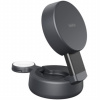 BELKIN Ultra Charge Pro Qi2 3v1 skladací magnetický bezdrôtový stojan pre iPhone / Apple Watch / AirPods - 25W - tmavosivý WIZ043kqCH - možnosť vrátiť tovar ZADARMO do 30tich dní