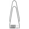 Náhradné diely pre blatníky SKS U-Stay Kit For Velo42, Velo47 - Čierne