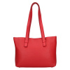 Dámská kožená kabelka Italia Azalea - červená