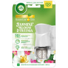 Air Wick elektrický osviežovač vzduchu strojček a náplň Jazmínové kvety a frézia 19 ml, jazmín, frézia
