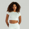 STRIX Dámske tričko Essential CropTop Moon Grey XSXS