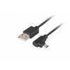 Kábel Lanberg USB - microUSB typ B 1,8 m čierny