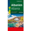 Albánie 1:150 000 automapa a a rekreační mapa