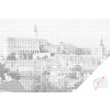 Vymalujsisam.sk Bodkovanie - Zámok Mikulov Farba: Zelená, Veľkosť: 40x60cm, Rám: Bez rámu, iba zrolované plátno