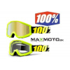 Okuliare 100% STRATA NEON YELLOW