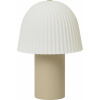 Bezdrôtová stolná lampa Frill 22 cm bielo-béžová