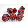 Sada kociek na RPG: Chessex - Purple-Red Gold (7 ks)