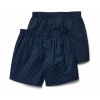 Tchibo - Flanelové boxerky - pre pánov - veľ. XXL/8 - farba: modrá/s potlačou