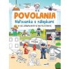 Povolania - Maľovanka s nálepkami