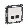 LEGRAND VALENA LIFE zásuvka 2xRJ45 Cat.5e FTP biela 753154