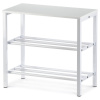 Skrinka na topánky 83168-42 WT, kov, biela
