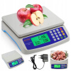 DIGITÁLNA KUCHYNSKÁ VÁHA S LCD DISPLEJOM 30 KG, FUNKCIA TAROVANIA