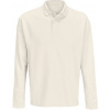 SOL´S HERITAGE / Pánska mikina s gombíkmi - off white 4XL
