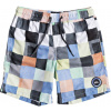 detské kúpacie kraťasy QUIKSILVER RESIN CHECK YOUTH White - WBB6 10 years