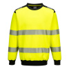 Portwest PW379 PW3 Hi-Vis Reflexná mikina žltá/čierna L