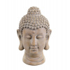 Chic Antique Béžová antik dekorácia hlava Budha - 11*11*19 cm - Chic Antique