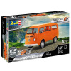 Revell VW T2 Bus Model kit Auto 1:24, 109 dielov (Revell VW T2 Bus 1:24, 19,3cm, EASY CLICK SYSTEM, Model No.: 07667)