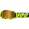 100% Armatic Neon Yellow, mtb okuliare - True Gold Mirror Lens