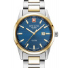 Hodinky Swiss Alpine Military 7767.1145 Ladies Watch Argos two tone blue 34mm 10ATM