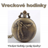 Vreckové hodinky - retro bronzový GOLF 3D dizajn