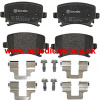 Seat ALTEA 6/04- zadné platničky Sada/BREMBO / 105mm