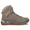 LOWA Dámska zimná treková obuv RENEGADE WARM GTX MID Ws stein/bronze - sivá Veľkosť EU: 40