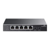 TP-LINK Sieťový prepínač TP-Link TL-SG1005P-PD Gigabit Ethernet (10/100/1000) Napájanie cez Ethernet (PoE) Č