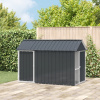 vidaXL Klietka pre vtáky antracitová 112x215x141 cm z ocele 4100923