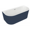 Polimat Sola I voľne stojaca akrylátová vaňa, modrá Dĺžka vane: 150 cm, 00502