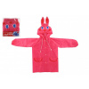 Teddies Pláštenka detská králik veľkosť 110-120cm ružová