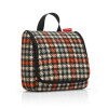 kozmetická taška reisenthel toiletbag glencheck red