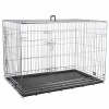 Flamingo Keo Silver - kovová klietka pre psa, XXL: 76x120x82cm