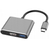 Adaptér USB-C USB 3.1 na HDMI / USB 3.0 / USB-C 4K