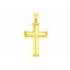 Zlatý náboženský prívesok - krížik