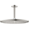 GROHE Rainshower Cosmopolitan EcoJoy horná sprcha 1jet, priemer 310 mm, s prívodom zo stropu 142 mm, Supersteel, 26067DC0