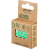 DELTACO ULTIMATE Nordic Ecolabel, Batéria alkalická 9V