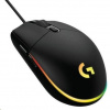 Logitech G203 LIGHTSYNC - herná myš - čierna 910-005796