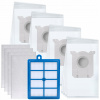 16x Vrecká do vysávača Aeg Elektrolux Philips Bag + 1x Filter Hepa + 4 vstupy