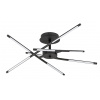 Rabalux Čierne stropné LED svietidlo Henli 760mm 30W 71056