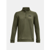Chlapčenská mikina Under Armour UA Armour Fleece 1/4 Zip Zelená YMD