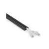 Organizér káblov NEDIS CMDT3312BK1000 12 mm