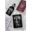 puzdro na doklady (set) KILLSTAR - Danse Macabre - Black - KSRA008676