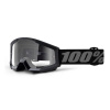 100% okuliare Strata MINI Gron Black, 100% (číre plexi) detské