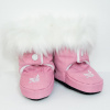 ESITO Softshellové capáčky Snow Ružová/biela Veľ. 1 (2-5 mes.)