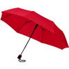 Automatický skladací dáždnik s poťahom z PE pongee, červená