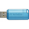 Verbatim USB flash disk, USB 2.0, 128GB, Store,N,Go PinStripe, modrý, 49461, pre archiváciu dát