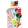 Obliečky Angry Birds písmená 140/200