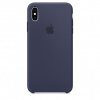 Apple Silicone Case iPhone Xs Max - půlnočně modré MRWG2ZM/A