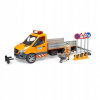 Bruder 02677 Auto MB Sprinter komunálne s figúrkou a príslušenstvom
