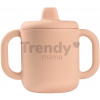 Hrnček pre bábätká Silicone Learning Cup Pink Beaba s vrchnákom na učenie sa piť od 8 mes ružový